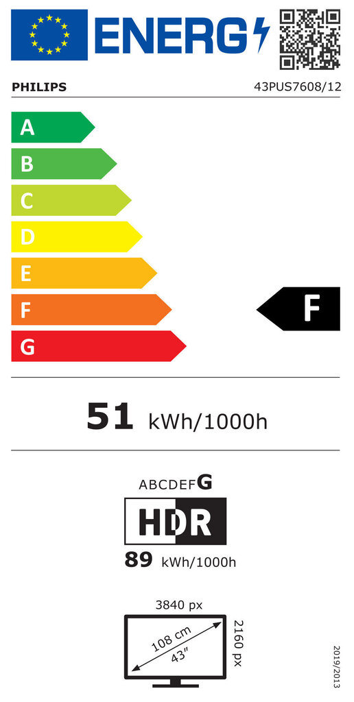 Defektiga toode. Philips 43PUS7608/12 hind ja info | Defektiga tooted | kaup24.ee