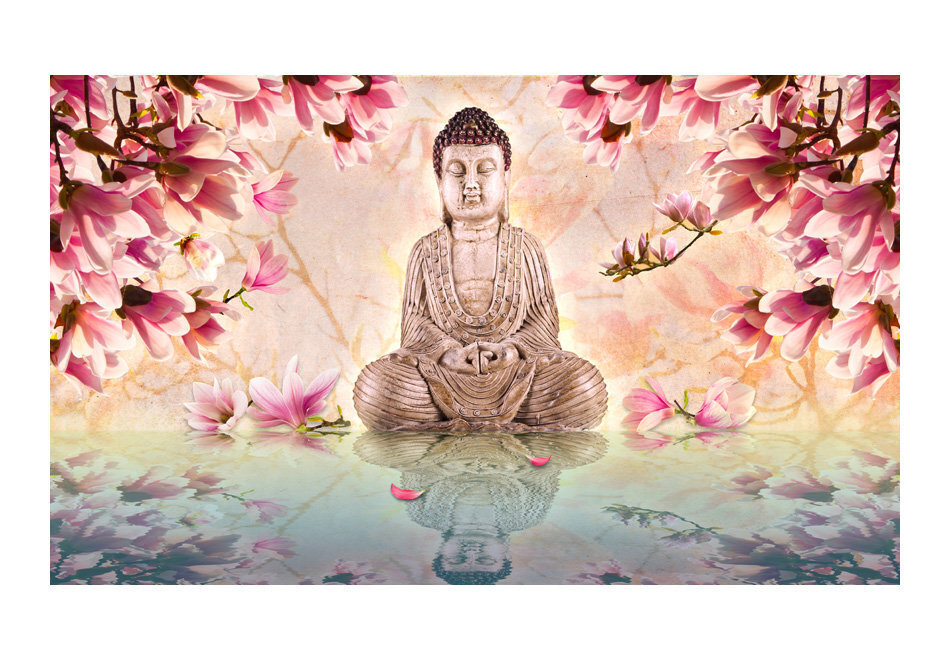 Fototapeet - Buddha and magnolia цена и информация | Fototapeedid | kaup24.ee