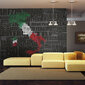 Fototapeet - Text map of Italy hind ja info | Fototapeedid | kaup24.ee