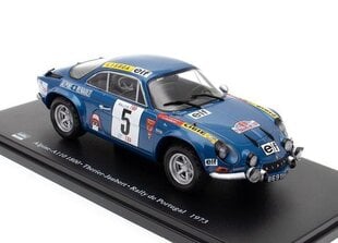 Alpine A110 Rallye 1800 Portugal 1973 Therier-Jaubert WRC506 Hachette 1:24 цена и информация | Коллекционные модели автомобилей | kaup24.ee