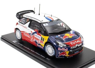 Citroen DS3 WRC Rally d'Alsace France 2012 World Champion Loeb-Elena WRC507 Hachette 1:24 hind ja info | Mudelautode kollektsioneerimine | kaup24.ee