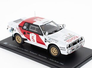 Toyota Celica Twin Cam Turbo Safari Rally 1984 Waldegård-Thorszelius WRC533 Hachette 1:24 hind ja info | Mudelautode kollektsioneerimine | kaup24.ee