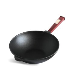 Malmist Wok pann puidust käepidemega Bordo TM Brizoll, 2,2 l, 240x70 mm hind ja info | Pannid | kaup24.ee