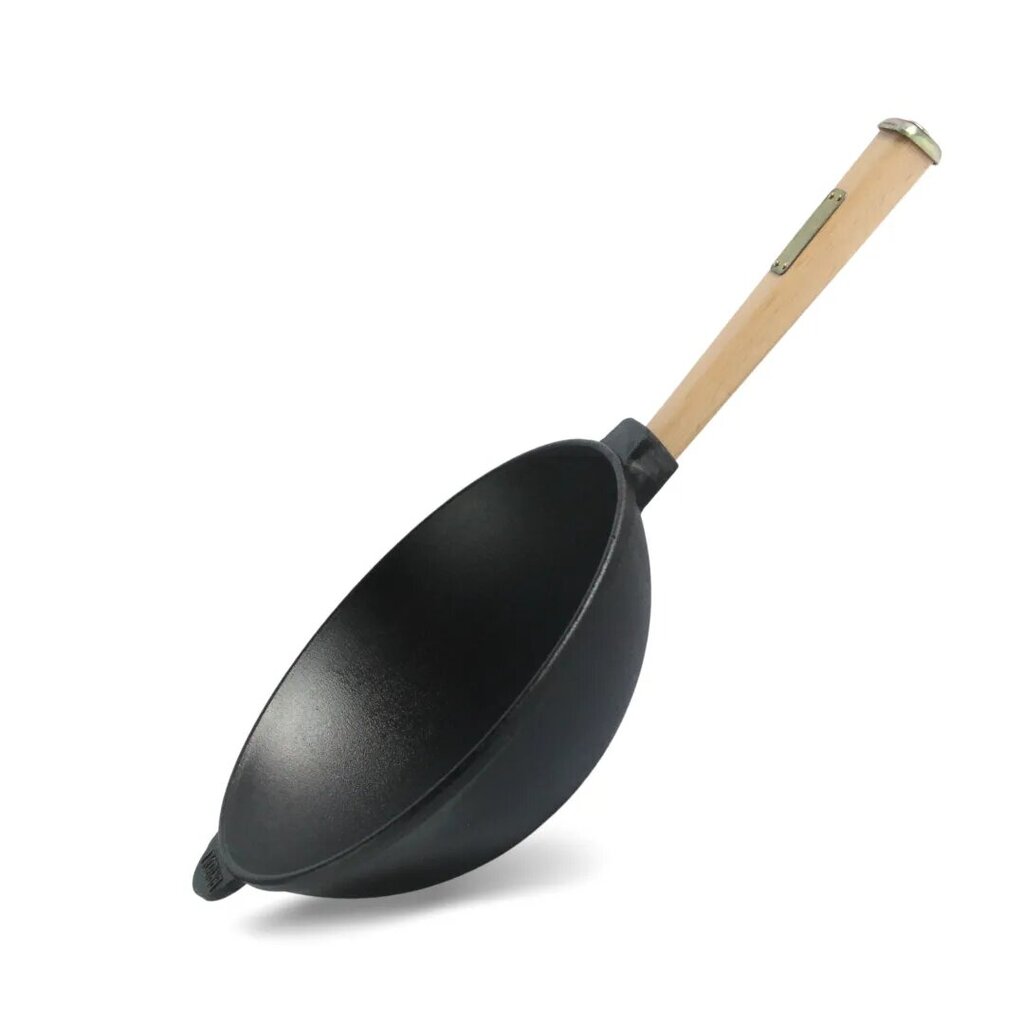 Malmist wok pann puidust käepidemegaTM Brizoll, 2,8 l, 260x80 mm цена и информация | Pannid | kaup24.ee