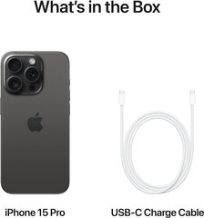 Apple iPhone 15 Pro Max 512GB Black Titanium цена и информация | Мобильные телефоны | kaup24.ee