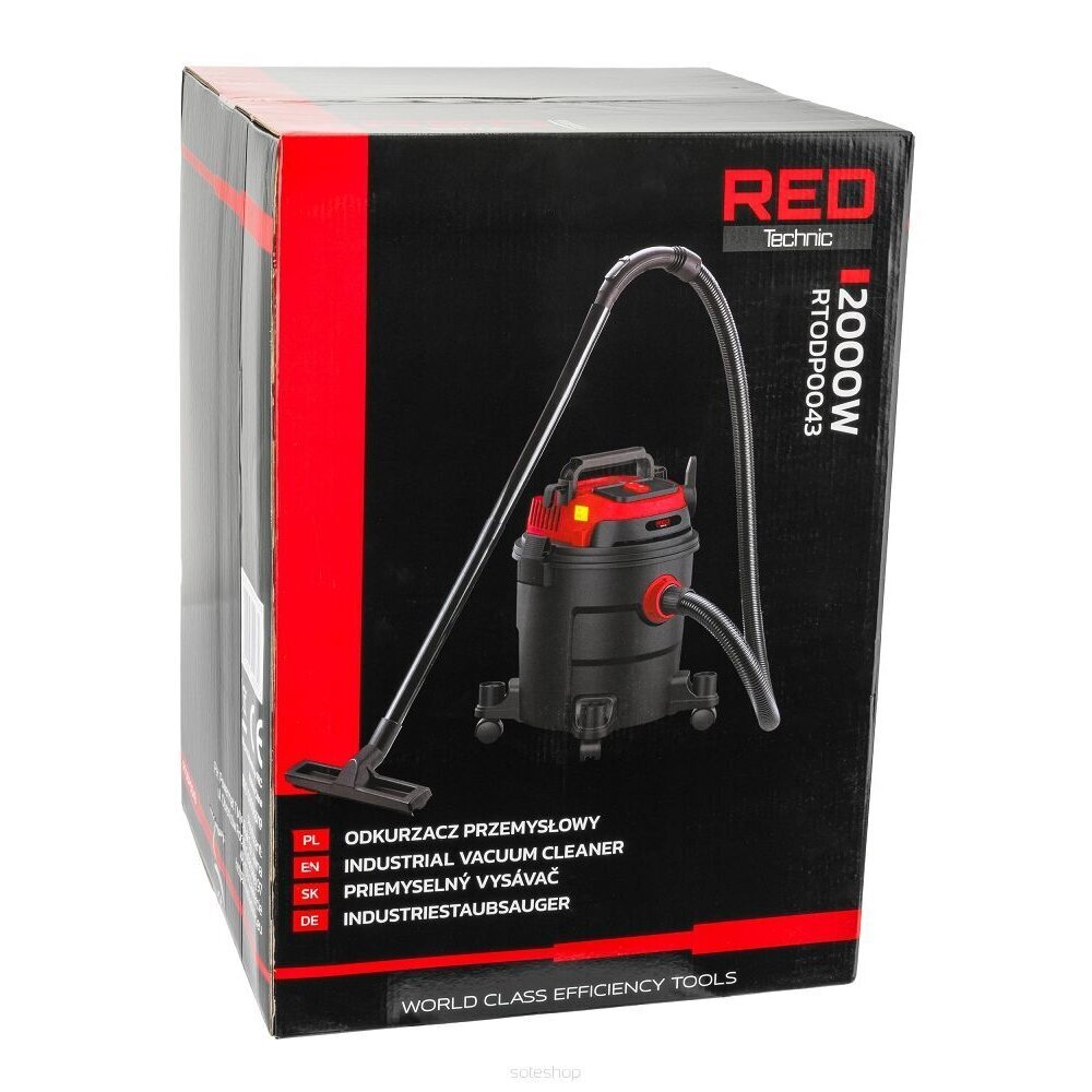 Tolmuimeja Red Technic, 20 l hind ja info | Tööstuslikud tolmuimejad | kaup24.ee