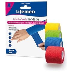 Тэйп Lifemed 4 м х 5 см цена и информация | Ортезы и бандажи | kaup24.ee