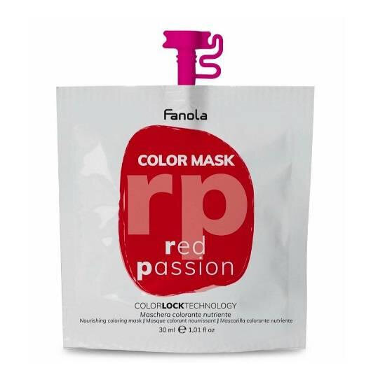 Fanola Color Mask Red, 30 ml hind ja info | Maskid, õlid, seerumid | kaup24.ee