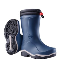 Теплые резиновые сапоги для мальчика Dunlop Blizzard K354061, синие цена и информация | Детская зимняя обувь | kaup24.ee