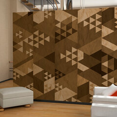 Fototapeet - Brown patchwork hind ja info | Fototapeedid | kaup24.ee