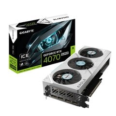 Gigabyte GeForce RTX 4070 Super Eagle OC Ice (GV-N407SEAGLEOC ICE-12GD) hind ja info | Videokaardid (GPU) | kaup24.ee