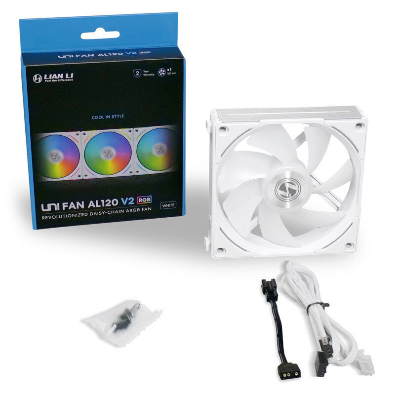 Lian Li Uni AL120 V2 ARGB PWM UF-AL120V2-1W цена и информация | Arvuti ventilaatorid | kaup24.ee