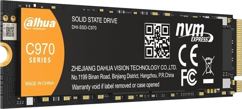 Dahua C970 (DHI-SSD-C970N1TB) hind ja info | Sisemised kõvakettad (HDD, SSD, Hybrid) | kaup24.ee