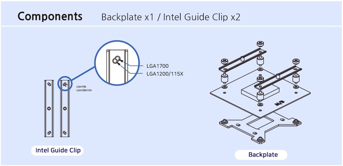 Zalman ZM-1700MKA Inteli paigalduskomplekt цена и информация | Rahakontrollimise masinad | kaup24.ee