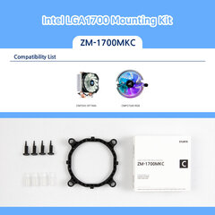 Zalman ZM-1700MKC Inteli paigalduskomplekt hind ja info | Lisatarvikud korpustele | kaup24.ee