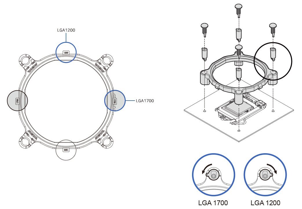 Zalman ZM-1700MKC Inteli paigalduskomplekt hind ja info | Lisatarvikud korpustele | kaup24.ee