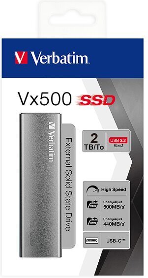 Verbatim Store n Go Vx500 цена и информация | Välised kõvakettad (SSD, HDD) | kaup24.ee