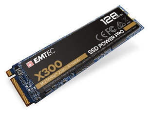 Emtec X300 (ECSSD128GX300) цена и информация | Внутренние жёсткие диски (HDD, SSD, Hybrid) | kaup24.ee