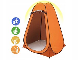 Туристическая палатка для переодевания и душа, оранжевая цена и информация | Палатки | kaup24.ee
