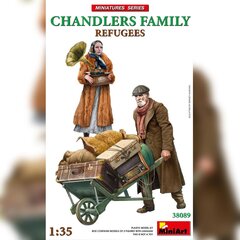 Liimitav mudel MiniArt 38089 Refugees Chandlers Family 1/35 цена и информация | Склеиваемые модели | kaup24.ee