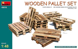 Liimitav mudel MiniArt 49016 Wooden Pallet Set 1/48 цена и информация | Склеиваемые модели | kaup24.ee