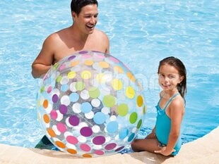 Täispuhutav pall Intex, 107 cm, erinevad värvid цена и информация | Надувные и пляжные товары | kaup24.ee