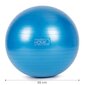 Võimlemispall Modern Home, 65cm, sinine hind ja info | Võimlemispallid | kaup24.ee