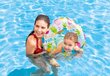 Täispuhutav ujumisrõngas Intex, 61 cm, erinevad värvid hind ja info | Täispuhutavad veemänguasjad ja ujumistarbed | kaup24.ee
