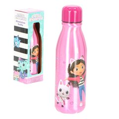 Алюминиевая бутылка для питья Gabby's Dollhouse, 600 мл цена и информация | Бутылки для воды | kaup24.ee