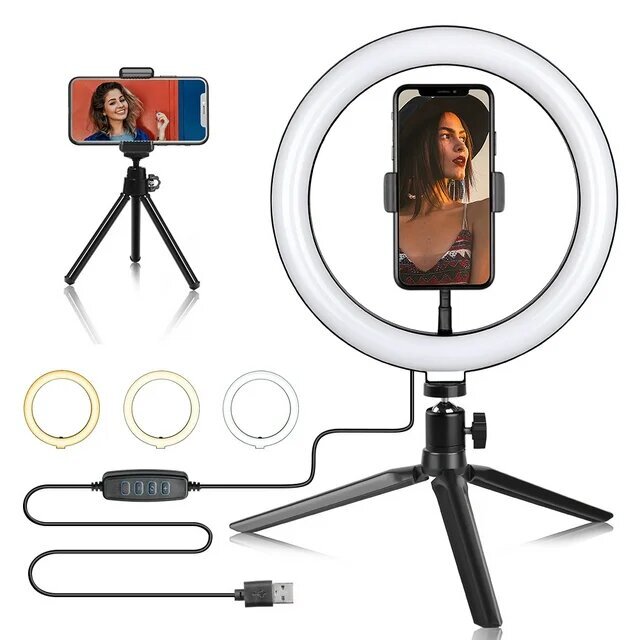LED selfie ringvalgusti hind ja info | Fotovalgustuse seadmed | kaup24.ee