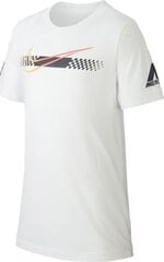 Nike T-särk lastele JR NJR Tee Mercurial, 140 cm, valge hind ja info | Jalgpalli varustus ja riided | kaup24.ee