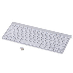 Беспроводная клавиатура Smart TV, серебристый цена и информация | Клавиатуры | kaup24.ee