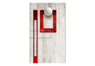 Fototapeet - Concrete, red frames and white knobs hind ja info | Fototapeedid | kaup24.ee