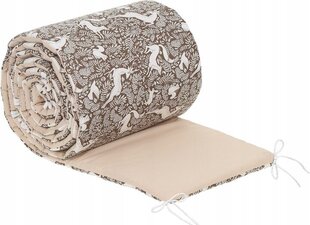 Защита детской кроватки Babymam, 180x30 cm, Brown/Beige цена и информация | Безопасный дом Multipack C | kaup24.ee