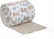 Pehme võrevoodi kaitse Babymam, 180x30 cm, White/Beige цена и информация | Laste ohutustarvikud | kaup24.ee