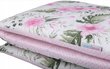 Pehme võrevoodi kaitse Babymam, 180x30 cm, White/Pink цена и информация | Laste ohutustarvikud | kaup24.ee