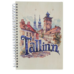 Käsitsi valmistatud UV-trükiga märkmik Tallinn hind ja info | Vihikud, märkmikud ja paberikaubad | kaup24.ee