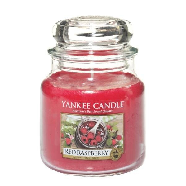 Lõhnaküünal Yankee Candle Punase vaarika küünal, 104g цена и информация | Küünlad, küünlajalad | kaup24.ee