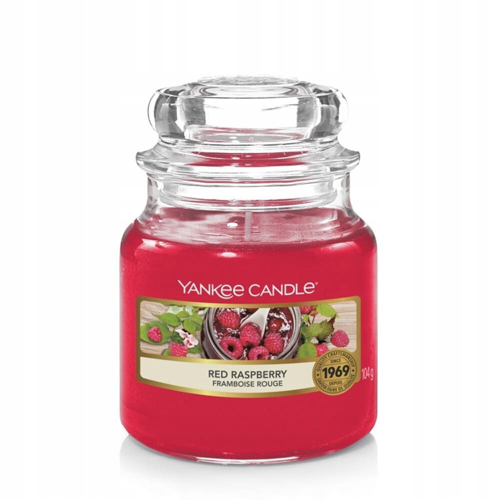 Lõhnaküünal Yankee Candle Punase vaarika küünal, 104g hind ja info | Küünlad, küünlajalad | kaup24.ee