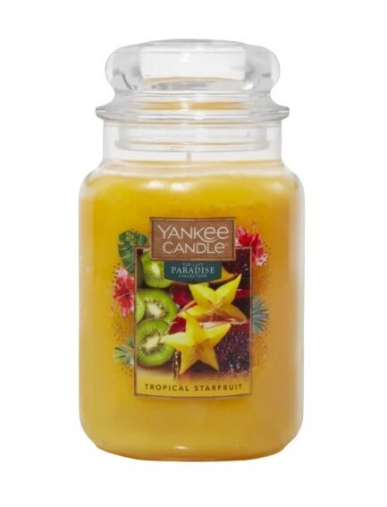 Lõhnaküünal Yankee Candle Tropical Starfruit, 623g цена и информация | Küünlad, küünlajalad | kaup24.ee