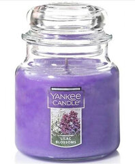 Lõhnaküünal Yankee Candle Lilla õied, 104g цена и информация | Подсвечники, свечи | kaup24.ee