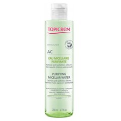 Mitsellaarvesi Topicrem AC Purifying Micellar Water, 200 ml hind ja info | Näopuhastusvahendid | kaup24.ee