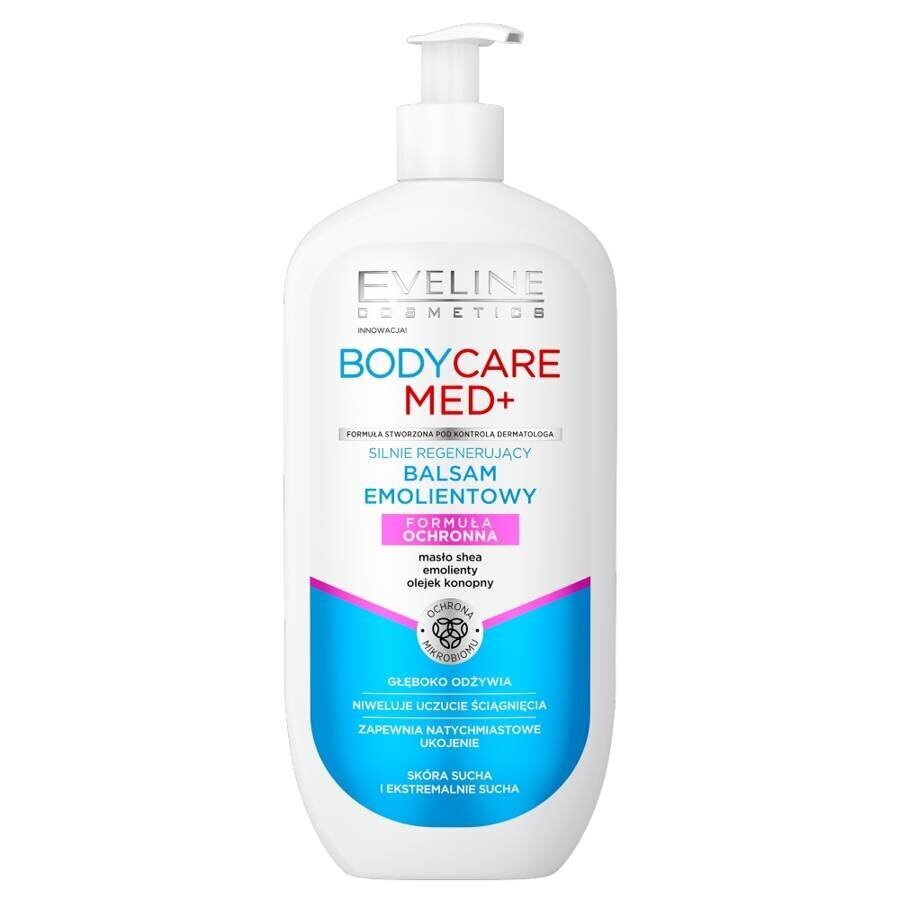 Kehakreem kuivale nahale Eveline Body Care Med+, 350 ml hind ja info | Kehakreemid, kehaspreid | kaup24.ee