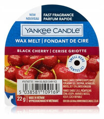 Lõhnavaha Yankee Candle Wax Black Cherry, 22g цена и информация | Подсвечники, свечи | kaup24.ee