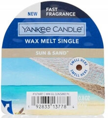 Yankee Candle Classic Wax Sun & Sand 22g цена и информация | Подсвечники, свечи | kaup24.ee