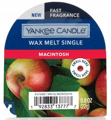 Lõhnavaha Yankee Candle Classic Wax Macintosh, 22g hind ja info | Küünlad, küünlajalad | kaup24.ee