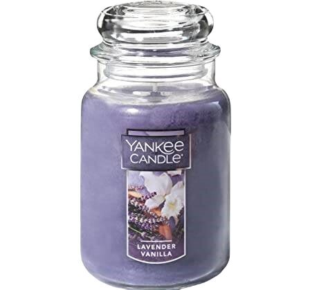Lõhnaküünal Yankee Candle Large Jar Lavender Vanilla, 623g hind ja info | Küünlad, küünlajalad | kaup24.ee