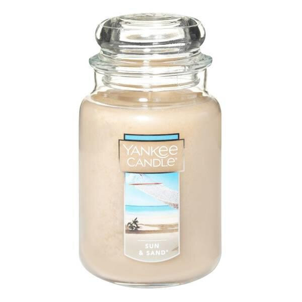 Yankee Candle Large Jar Sun Sand 623g цена и информация | Küünlad, küünlajalad | kaup24.ee