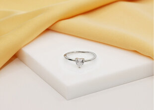 Brilio Silver Romantiline naiste hõbesõrmus RI042W hind ja info | Sõrmused | kaup24.ee