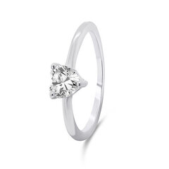 Brilio Silver Романтичное женское серебряное кольцо RI042W цена и информация | Кольцо | kaup24.ee